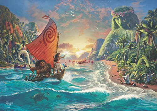 MIGHTYPRINT Disney – Vaiana – langlebige Wandkunst, 61 x 43 cm, nicht aus Papier, offizielles Lizenzprodukt