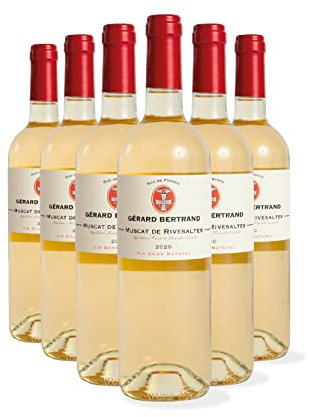 Gérard Bertrand Muscat de Rivesaltes Weißwein | Muscat Blanc Petits Grains | AOP Muscat de Rivesaltes Sucré |(6 x 0.75 l)