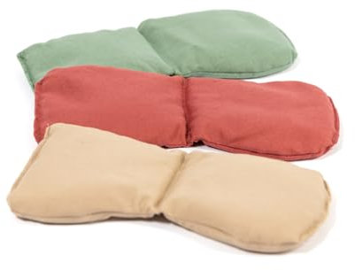 Augenkissen-Entspannungskissen mit Bio-Amaranth Füllung, beige, Altrosa oder Mint (Mint)