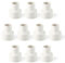 ERGAOBOY 10 pièces de 20MM à 25MM raccords à manchon réducteur en PVC blanc, raccords de tuyaux en PVC
