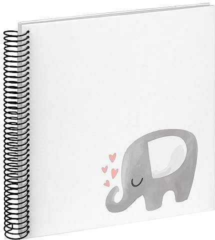 walther design Fotoalbum weiss 25 x 25 cm Spiralalbum Kidz SA-133