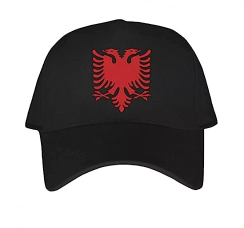 Basecap Albanien Adler Kappen Albanien Baseballmütze Cool Männer Frauen Im Freien Verstellbare Albanien Flaggenhüte Verstellbar Lässig Hip Hop lustig Outdoor Sport Sonnenhut Geschenk