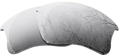 HiCycle2 Sunglasses Lenses Replacement for Oakley Flak Jacket XLJ OO9009 63mm Sunglass-Multi Options(Silver)