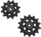 eMagTech 2 Stück 12T 14T Schmal/Breit Aluminiumlegierung Fahrrad Schaltwerk Riemenscheibe Reparatursatz Kompatibel mit Sram X01 XX1 GX NX Eagle für Outdoor Bike