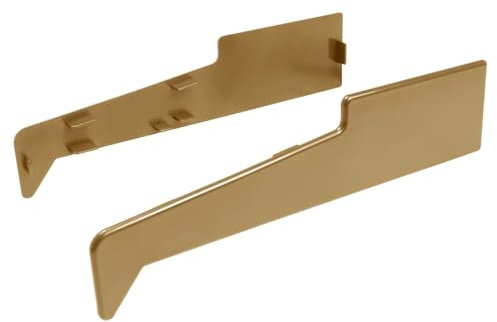 Irish Oak, 25 x Pairs End Caps for Rehau 150mm Sill Window/Door uPVC Plastic
