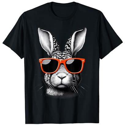 Cooles Osterhase trägt Sonnenbrille Grafikkunst T-Shirt
