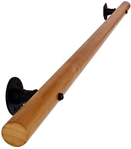 Handläuf-Complete Kit. Treppengeländer Mit Kiefern, Massivholz Haus In Innen- Und Outdoor-Dachboden-Korridor-Stützstange, Runde/160Cm