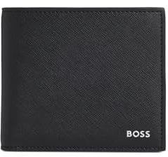 BOSS Zair_4cc_Coin N, 4Slot per Carte_Monete Uomo, Black1, One Size