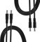LANMINGLEL Câble Adaptateur Secteur DC 5,5x2,1mm 3,3ft DC 5521 rallonge mâle 12v DC Fil pour caméra de sécurité, Bande LED, Surveillance IP CCTV. Pack de 2 (mâle à mâle)