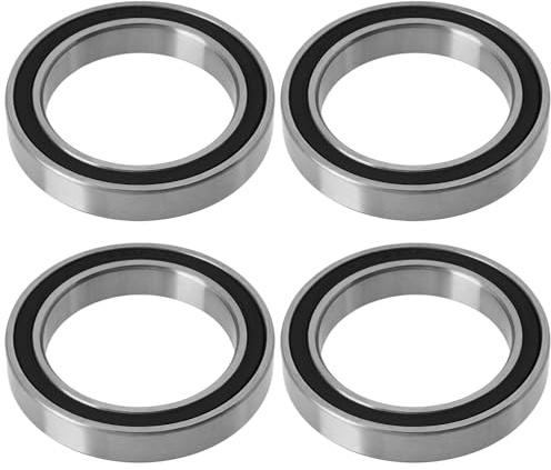 EMSea 4 Stück 6806-2RS Kugellager 30 Mm Innendurchmesser 42 Mm Außendurchmesser 7 Mm Dicke Doppelt Abgedichtete Gummilager Kompatibel mit Cannondale Kompatibel mit BB30-Kurbeln