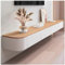 Lowboard Hängend,Schwebender TV-Ständer,An Der Wand Montierter TV-Schrank Mit Tür Und Schublade,Schwebende Regale, Entertainment-Medienkonsole,Große TV-Stauraumbank Für Wohnzimmer Und Büro(C,160x24x20