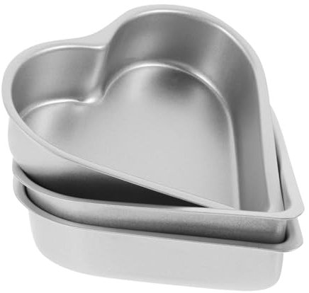 TIDTALEO 3stücke Herzförmige Puddingformen Aus Metall Antihaftbeschichtete Backformen Für Kuchen Pudding Und Gelee Backformen Für Heimwerkergebrauch