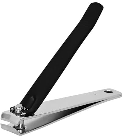 KATX Nail Clippers, 1Pc Heavy Duty Stainless Steel Nail Clippers for Thick Nails and Toenails, Sharp, Durable Professional Nail Clipper for Childs, Men & Women