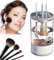 Limpiador de pinceles de Maquillaje Automatico, Limpiador de Brochas de Maquillaje Eléctrico, Limpiadora de Brochas de Maquillaje para Todo Tipo de Pinceles (GRATIS 3 BOTES DE SILICONA PARA VIAJES)