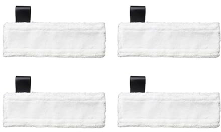 JKFMCD Accesorios for limpiadores a Vapor, Kit de Repuesto de paño for mopa a Vapor, Compatible con Karcher Easyfix SC3(4pcs)