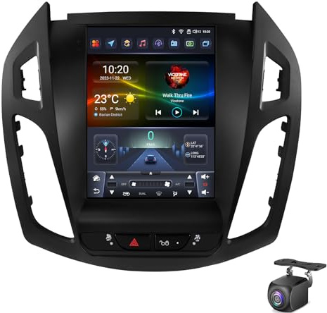 Android 15 Car Radio for Ford Tourneo connect/Transit connect 2013-2018 | Stereo Wireless Carplay Android Auto 9.7 Touchscreen Bluetooth HiFi/RDS/FM Radio WiFi Navi/AHD Rear View Camera/CANBUS