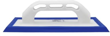 Pikappa 3220 Reibebrett aus Kautschuk mit ergonomischem Griff, Maße: 250 x 110 mm, weiß/blau