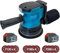 Akku-Exzenterschleifer 18V,Ersatz für Makita DBO180Z Exzenterschleifer, Neues Upgrade.inkl，12x Schleifpapier, 2x 5.5AH Akku & Ladegerät (2 Batterien)
