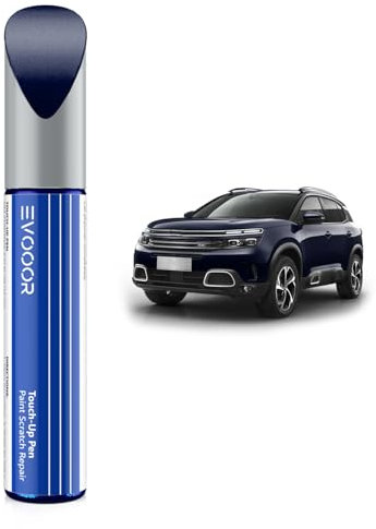 EVOOOR (KQL) Bleu Eclipse Nacre/Eclipse-Blau Metallic Autolack Nachbesserung für Citroen, Kratzer Reparatur für Auto, Schnelle & Einfache Lösung zur Reparatur