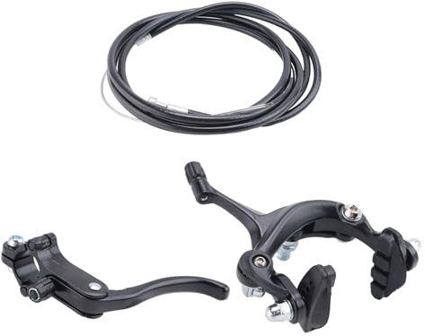 Pesfehhy Hinten Fixie Rennrad Kreuzer Bremse Set Fahrrad Bremse Kit Fahrrad Bremssattel Bremse Kit Seitenzugbremse Set Für Die Meisten Fixie Fahrrad Schwarz