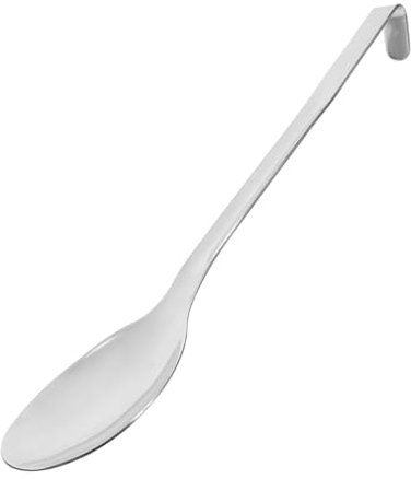 GLEAVI Cucchiaio in Acciaio Inossidabile Da Portata Grande Cucchiaio Per Cucina e Buffet Utensile Pratico Manico Lungo Liscio e Sicuro