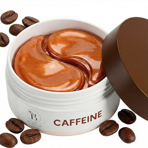 Koffein Augenpads zur Hydration - Augenringe & Tränensäcke 30 Paare - Wanne | Zieht schnell ein und ist eine schöne Geschenkidee für jeden Anlass