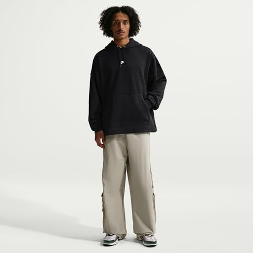 Nike Sportswear Club Oversize-Hoodie Aus French Terry Für Herren, Black/Black/White, IF0745-010, M