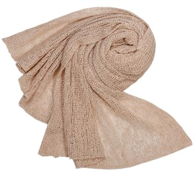 Newborn Baby Cheesecloth Swaddle Cocoon Knit Crochet Wrap Photo Photography Prop (3)