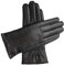 Downholme – Klassische Lederhandschuhe mit Innenfutter aus Kaschmir – für Damen (Schwarz, S)