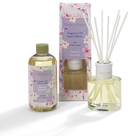 Hassett Green London - Sensual Sensuelle - Reed Diffuser and Refill Combination Set