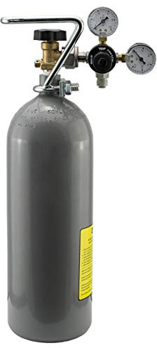CO2 Druckminderer inkl. 2 kg CO2 Flasche geeignet für Brita Yource System Wassersprudler Sprudelsystem Sprudelgerät Sprudler