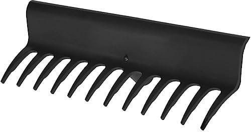 Kerbl 29244 Boxenrechen, 40cm Breite, Schwarz