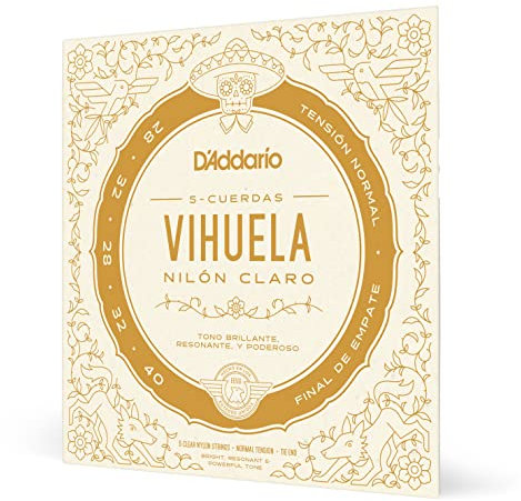 D'Addario MV10N Vihuela Normal Tension Saiten