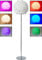 Northpoint LED Feder Stehleuchte Stehlampe Chrome Finish Metall Standfuß 150cm hoch ohne Leuchtmittel E27 Fassung