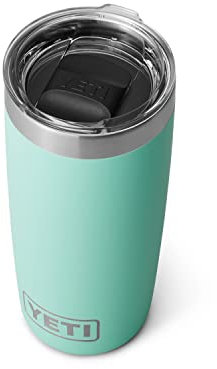YETI Rambler Becher, Edelstahl, vakuumisoliert, mit MagSlider-Deckel, 300 ml, Türkis(Seafoam)