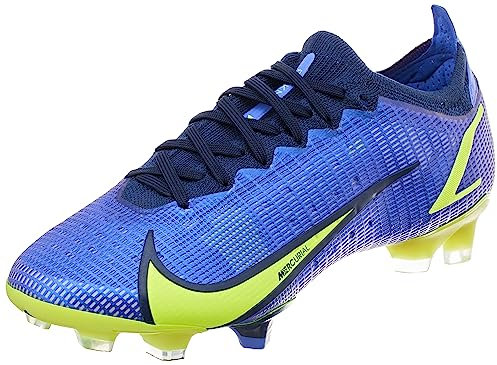 Nike Mercurial Vapor 14 Elite Fg, Firm-Ground Soccer Cleats Unisex-Adulto, Sapphire Volt Blue Void, 39 EU