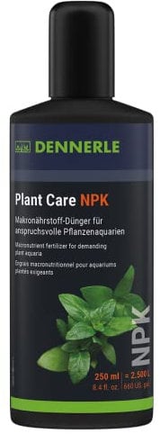 Dennerle Plant Care NPK, 250 ml - Fertilizzante macronutriente per acquari per Piante esigenti