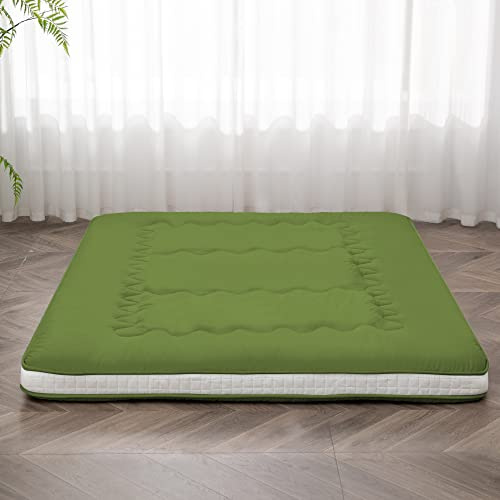 Dr.Futon Japanische Futon-Matratze, extra dick, zusammenklappbar, aufrollbar, für Gäste, Liege und Tavel