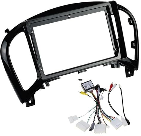 sound-way - Kit Montaje Autoradio, Marco 9 Pulgadas Radio para Coche, Adaptador Can Bus Compatible con Nissan Juke 2011-2019 / Infinity ESQ 2014-1019