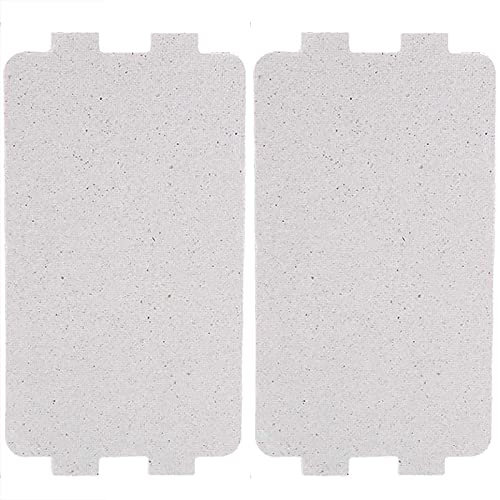 2 pcs plaque mica,plaque micro ondes,plaque mica micro ondes,Remplacement de Feuille, de Guide d'ondes Hyperfréquences Réparation Accessoire Cuisine Four à Micro-ondes