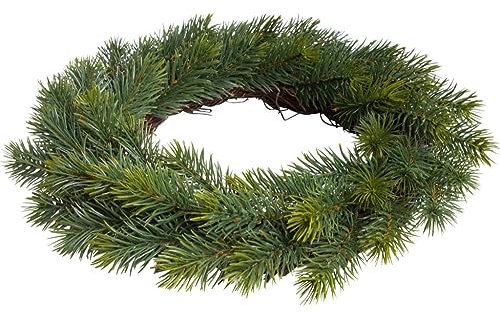 Botanic-Haus künstlicher Tannenkranz auf Reisig, Durchmesser ca. 34 cm