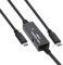 InLine USB 3.2 Gen.1 Active Cable, USB-C Male to USB-C Male, Reaper Cable with Signal Amplification, Extension, Long Distances, for Hard Drives, Printers, Webcams and More, 10 m, 35671C