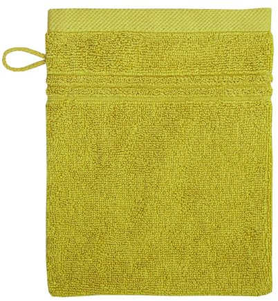 Dyckhoff Gant de toilette éponge série Nature Vert kiwi 16 x 21 cm