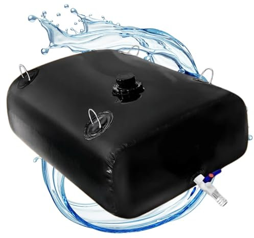 Collapsible Water Tank, Truck Bed Water Tank with Metal Handle, Water Storage Containers Long Term for Emergency Water, RV, Irrigation, Camping(1500L/396Gal)