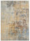 andiamo Teppich Pila | Dünner Designteppich für Wohnzimmer und Schlafzimmer | Abstrakt | Gelb-Blau 120 x 170 cm