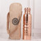 FURNISHFUL FINESSE Antique Copper Water Bottle With Jute Carry bags - 1000 ml (PACK OF 1, Natural Copper Bottle)
