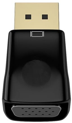 Displaypot A VGA Converter - Cavo Adattatore DP Elettronico, Connettore Monitor | Strumento Di Trasmissione Del Segnale HD Liscio Per Proiettori E Schermi, Accessorio Multimedia Di Installazione Fá