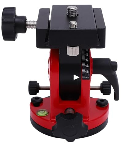 XUMIUZIY Telescope Mount, Aluminum Alloy Altazimuth Tripod Base, 0-90° Latitude Adjustment with Dual Knobs, Easy Setup for Astronomical Observation, Portable Telescope Stand for Beginners and Amateurs