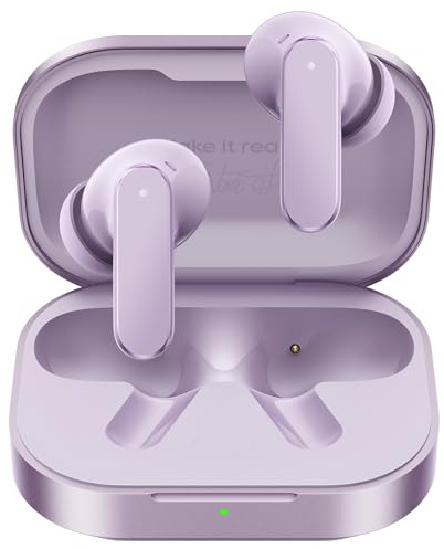 realme Buds Air 8 Auricolari Bluetooth Wireless, Traduzione AI, Driver Doppi 11+6mm, Batteria 58H, Controlli Tattili, Ricarica Type-C, Riduzione Rumore, Bluetooth 5.4, IP55, Viola