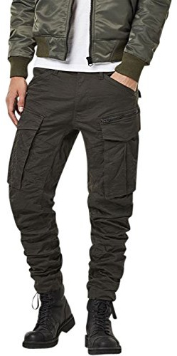 G-STAR Men's Rovic Zip 3D Regular Tapered Pants, Black (Asfalt D02190-5126-995), 29W / 32L